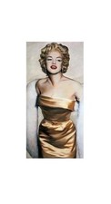 Quadro da Parete decorativo strass Marilyn Monroe 50 x 100 cm
