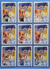 2025 WNBA Donruss CRUNCH TIME INSERT SET 1-20 + Base Set 1-100 W Rated Rookies