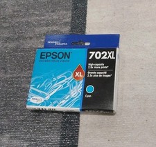 Epson 702XL DURABrite Ultra Cyan Ink Cartridge T702XL220 Exp.03/28 NEW G