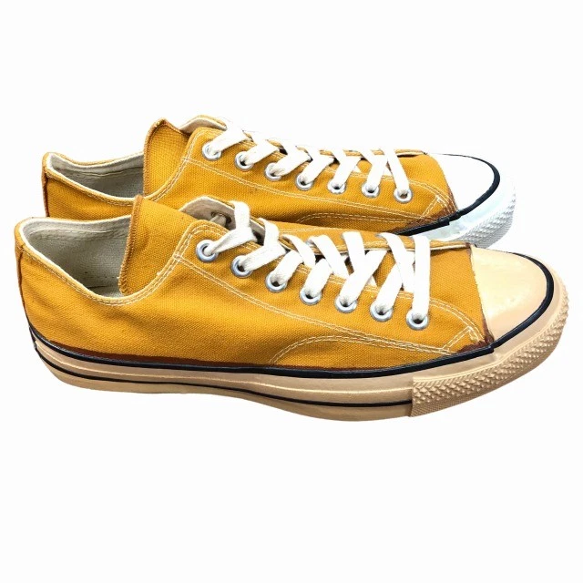 Vintage 1970's Converse Chuck Taylor Lo Sneakers Size 10 Gold Deadstock - Image 4 of 4