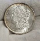 1879 S US Morgan Silver Dollar $1 Nice Unc Edge Toning