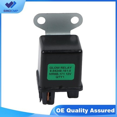 12V Safe Relay Glow Plug 8942481610 94248161 For Isuzu Hitachi ZAX27 EX27U EX40U