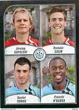Panini France Foot 2010 Stickers - 650 - Tours FC - Sopalski/Salin/Tomas/N'Ganga