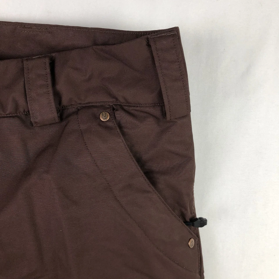 Spyder женщин 10 темно-бордовый красный изолированный лыж сноуборда снега брюки - Изображение 3 из 4