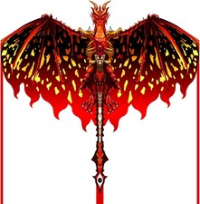 Dragon Kite for Kids  Adults, Easy to Fly Best Beach Kites for Beginners, 300ft
