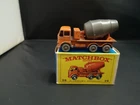 T219-MATCHBOX LESNEY No26B FODEN CONCRETE TRUCK WITH BOX.'GREY BARREL'