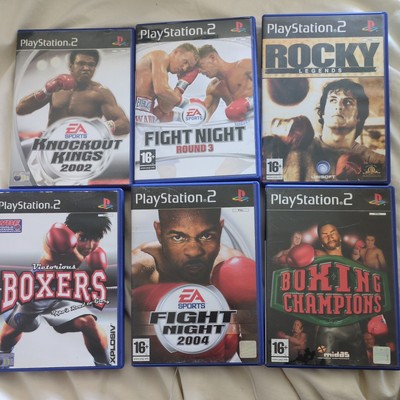6 X Boxen PS2 Spiele Rocky Champions Victorious Boxers Knockout Fight Night 