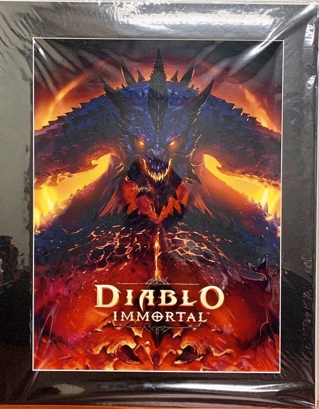 Rare Blizzard Diablo Immortal Limited Art Print Edition# X/750