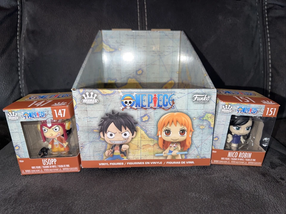 批量 Funko Mini 147 USOPP 乙烯基人偶海盗-151 Nico Robin & Display — 第 2/4 张图片