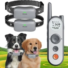 Wireless Dog Fence System Electric Fence Training Collar with Remote 856 Acre