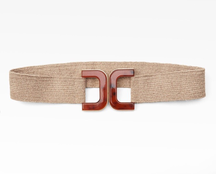 Zara ACETATE EFFECT STRETCH BELT size 30 | eBay display picture 1