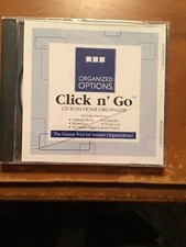 Organized Options Click n  Go CD ROM Home Organizer CD-ROM Used