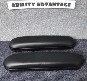 10-034-Wheelchair-Armrest-Pads-EXTRA-DENSITY-FOAM-ARM-PADS-Black-NEW-PAIR