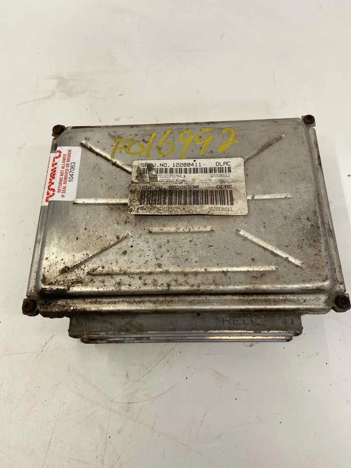 Used Engine Control Module (ECM) fits: 2001 Chevrolet Silverado 2500 pickup Elec Foto 3 de 4