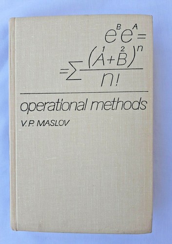 Operational Methods by V. P. Maslov, ( Mir Publishers, 1976, Hardcover ) - 第 1/11 張圖片