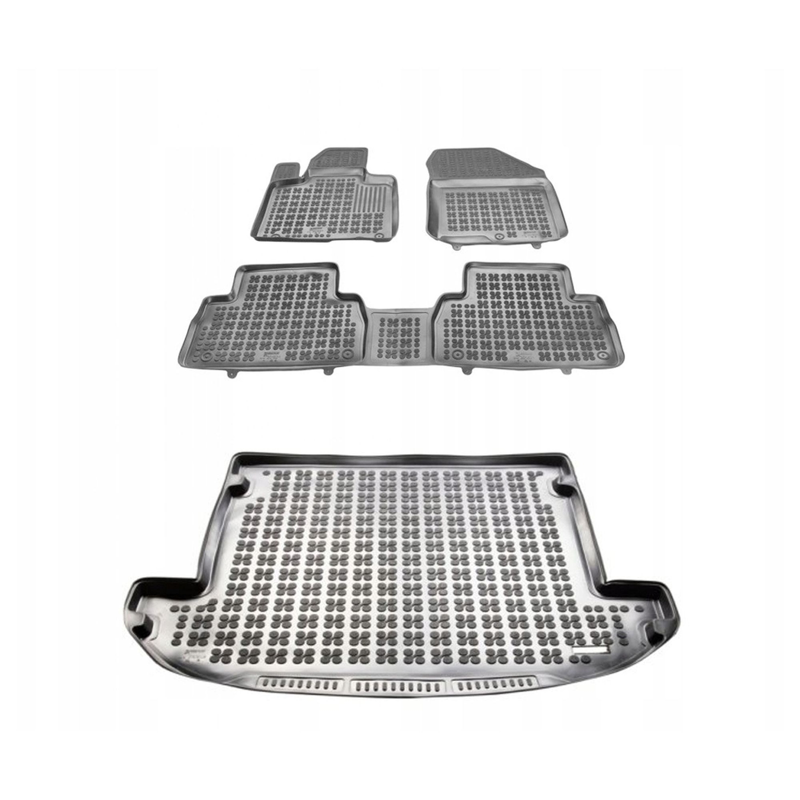 Tapis pour Hyundai SANTA FE IV 7 places en moquette premium velours