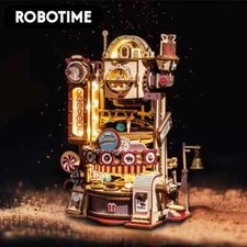 Robotime-ROKR 3D Wooden Puzzle Adult Puzzle ROKR Chocolate Factory