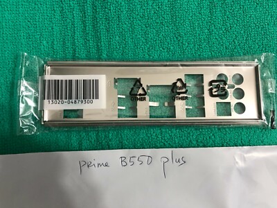 ASUS IO SHIELD FOR ASUS PRIME B550 PLUS , ORIGINAL  SEALED 