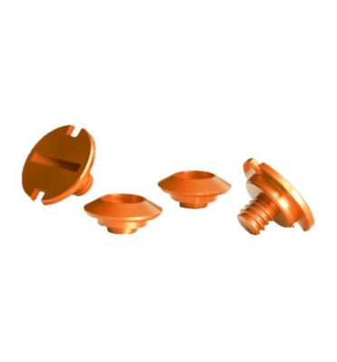 Zamp Visor Shield visor Screws for All RZ Type Visor & Helmets - Orange