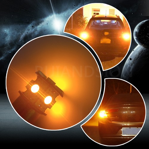 1156 BA15S 5050 12 LED Car Indicator Turn Signal Light Globe 12V Non-polarity - Picture 10 of 14