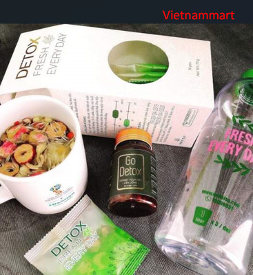 2 Combo of Go Detox Herbal Tea and Fresh Everyday -Natural