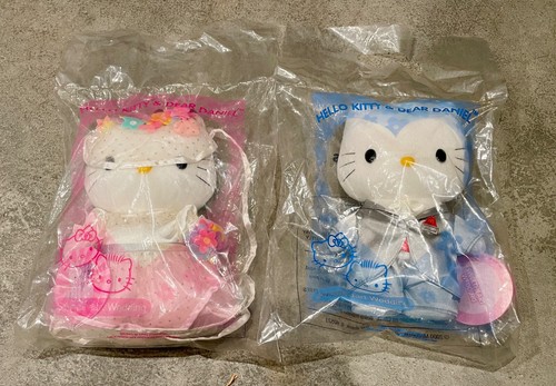 2000 Sanrio McDonalds SEALED Hello Kitty & Dear Daniel Sweetheart Wedding SET