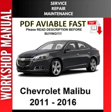 CHEVROLET MALIBU 2011 2012 2013 2014 2015 2016 SERVICE REPAIR WORKSHOP MANUAL 2