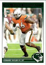 2024 Score #396 Leonard Taylor III JETS RC