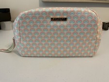 Bvlgari Pink/Blue Makeup Bag 10  x5.5  