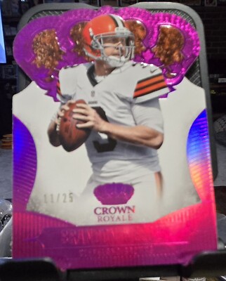 Brandon Weeden 2013 Crown Royale Purple Holo /25