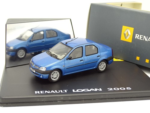 Eligor 1/43 - Renault Logan 2005 Blue