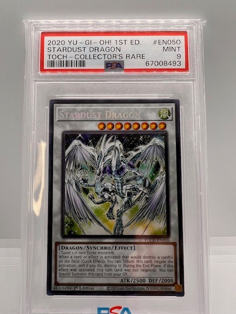 PSA 9 STARDUST DRAGON COLLECTORS RARE 2020 1st Ed TOCH-EN050 | eBay