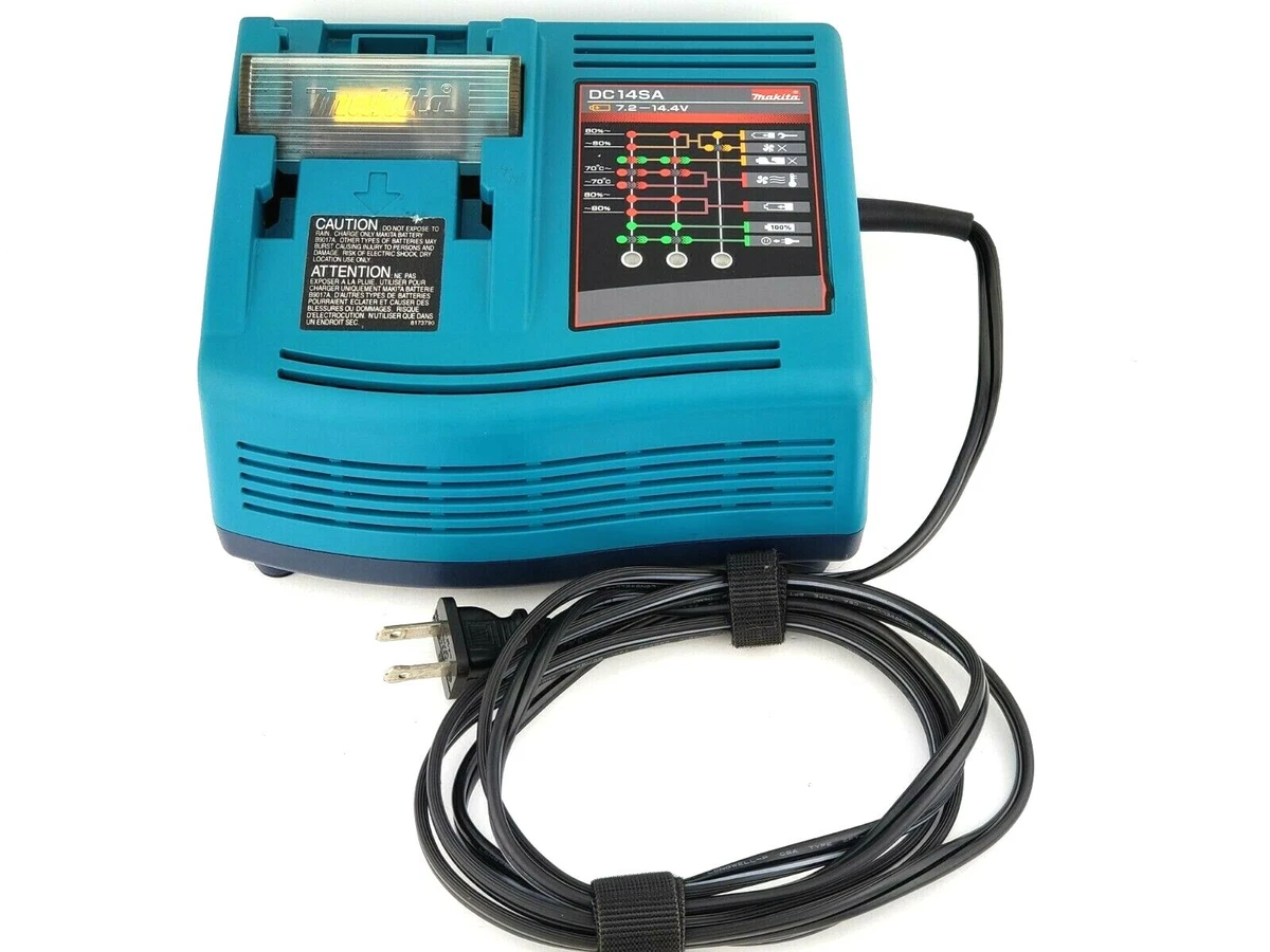 Makita DC14SA High Capacity Battery Charger 7.2V 14.4V