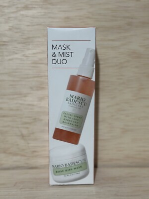 Mario Badescu Mask and Mist Duo Rose. Facial Spray & Rose Hip Mask PAO 24 Months