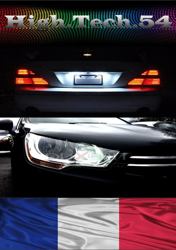 4 Ampoules LED Blanc Eclairage Veilleuses Plaque anti erreur Peugeot 207 - 第 1/1 張圖片