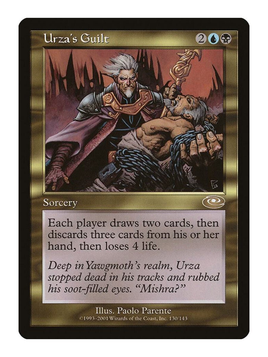 Urza's Guilt MTG Planeshift Rare LP Lightly Played Single Card