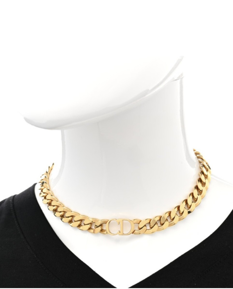 CHRISTIAN DIOR Authentic Danseuse Etoile Choker CD Logo CHRISTIAN DIOR Authentic Danseuse Etoile Choker CD Logo