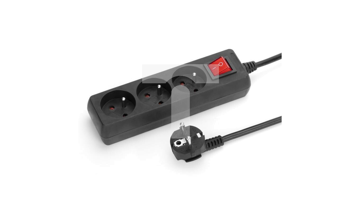 3 gn network extension cable. 5m from the passage. Black MT118B-5 MONTIS /T2UK