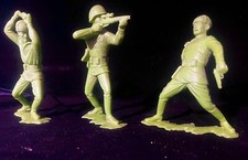 1963 Vintage Marx  Co Russian Soldiers WWII Figures -Lot Of 3