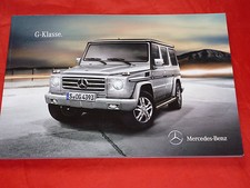 MERCEDES W463 G-Klasse G 350 BlueTEC G 500 G 55 AMG Prospekt Brochure von 2010