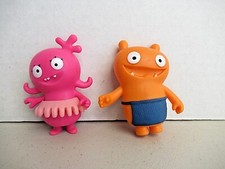 Ugly Dolls lot of 2 Mini 2  Mixed Vinyl Figures with Accessory B
