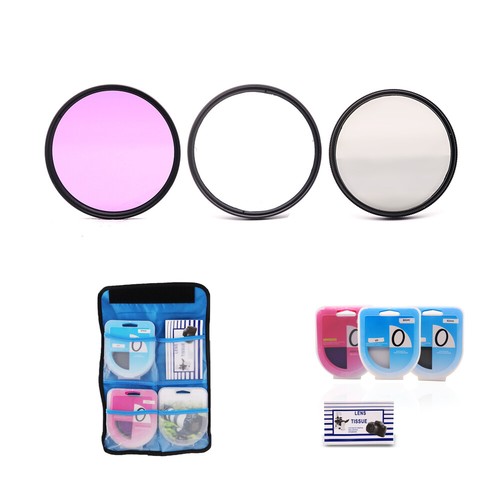 3Pcs UV CPL FLD Lens Filters Sets for 37/39/43/46/49/52/55/58/62/67/72/77/82mm - Picture 31 of 36