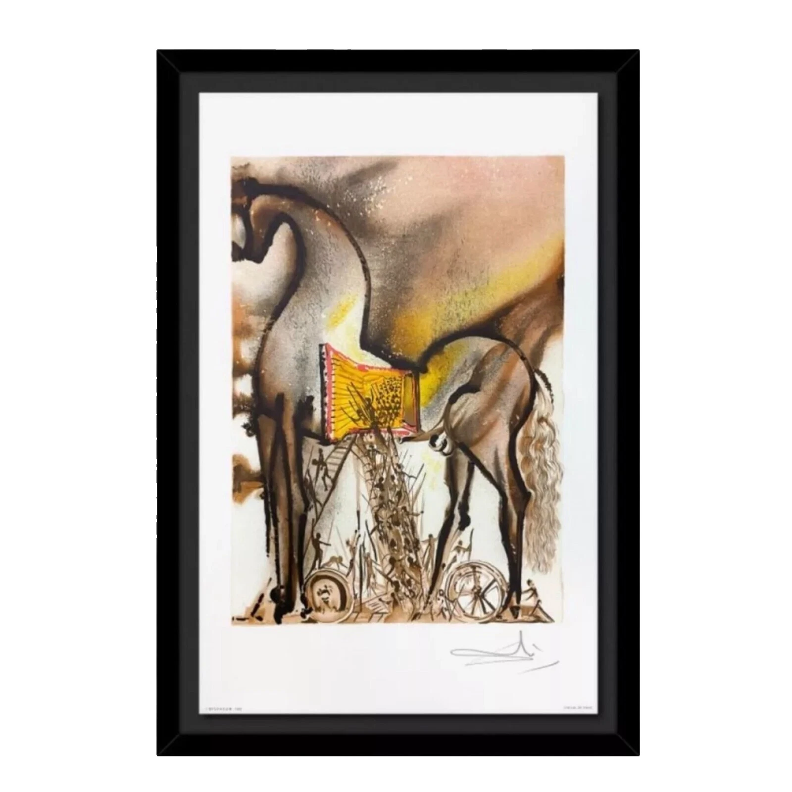 Salvador Dalí surrealismo Emoldurado Home Décor Pôsteres e Gravuras