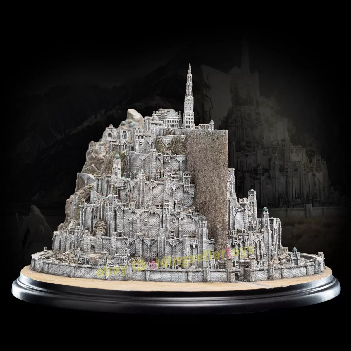 Is Minas Tirith, as depicted in the films, the right size? It