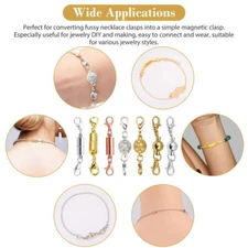 DIY Jewelry Necklace Buckle Magnetic Lobster Claw Lock Clasps Bracelet Buckle