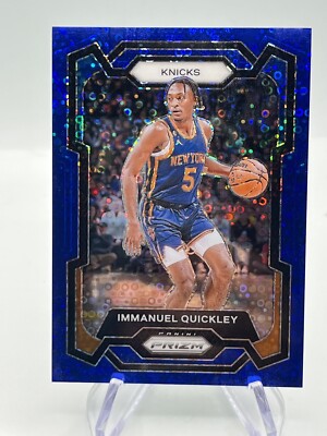 Immanuel Quickly 2023-24 Panini Fast Break Prizm Blue Disco 80/150 #33 ...