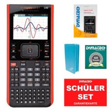 Taschenrechner TI NSP CX II T CAS + Schutztasche + Handbuch + Garantie Set Blau