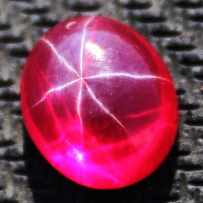 8.00 CTS Ring Size Natural Pink Star Ruby Sapphire Oval Cabochon 10X14X5mm stone