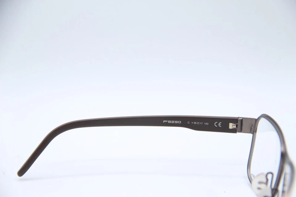 NUEVAS GAFAS DE DISEÑO AUTÉNTICAS GRISES PORSCHE DESIGN P'8290 CON ESTUCHE 56-17 Foto 3 de 4