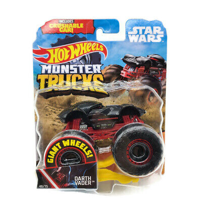 Hot Wheels Monster Trucks Darth Vader, Giant wheels, including crushable car